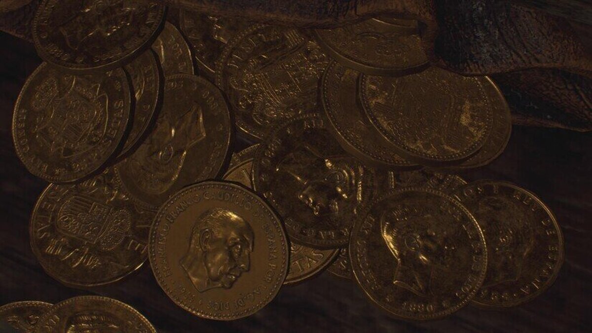 El detalle de las pesetas en Resident Evil 4 Remake