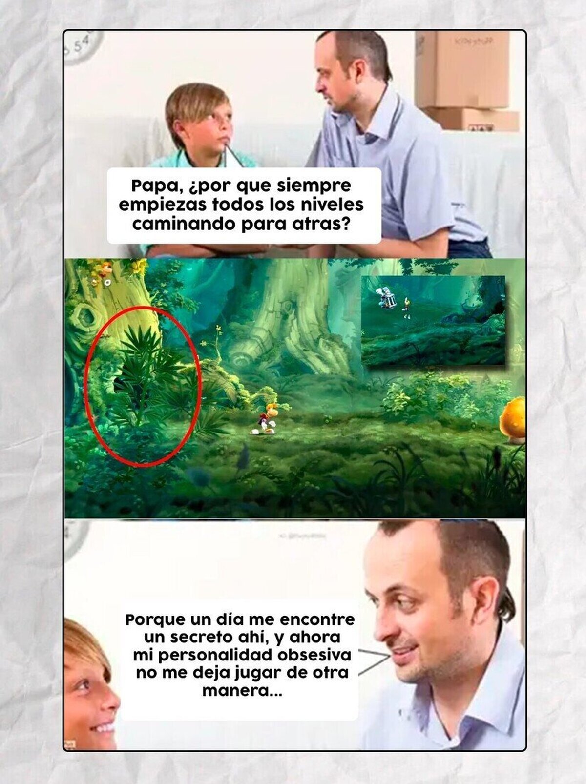 ¿Quién más empieza todos los niveles de cualquier videojuego caminando para atrás? Por @Adrian_PSI