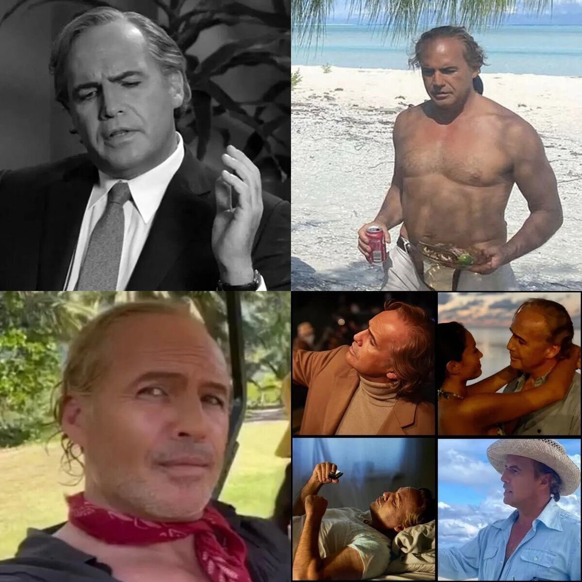 Bastante loco lo de Billy Zane como Marlon Brando