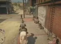 Incluso en el caos, RDR2 sabe como empalmar gameplay con cinemática