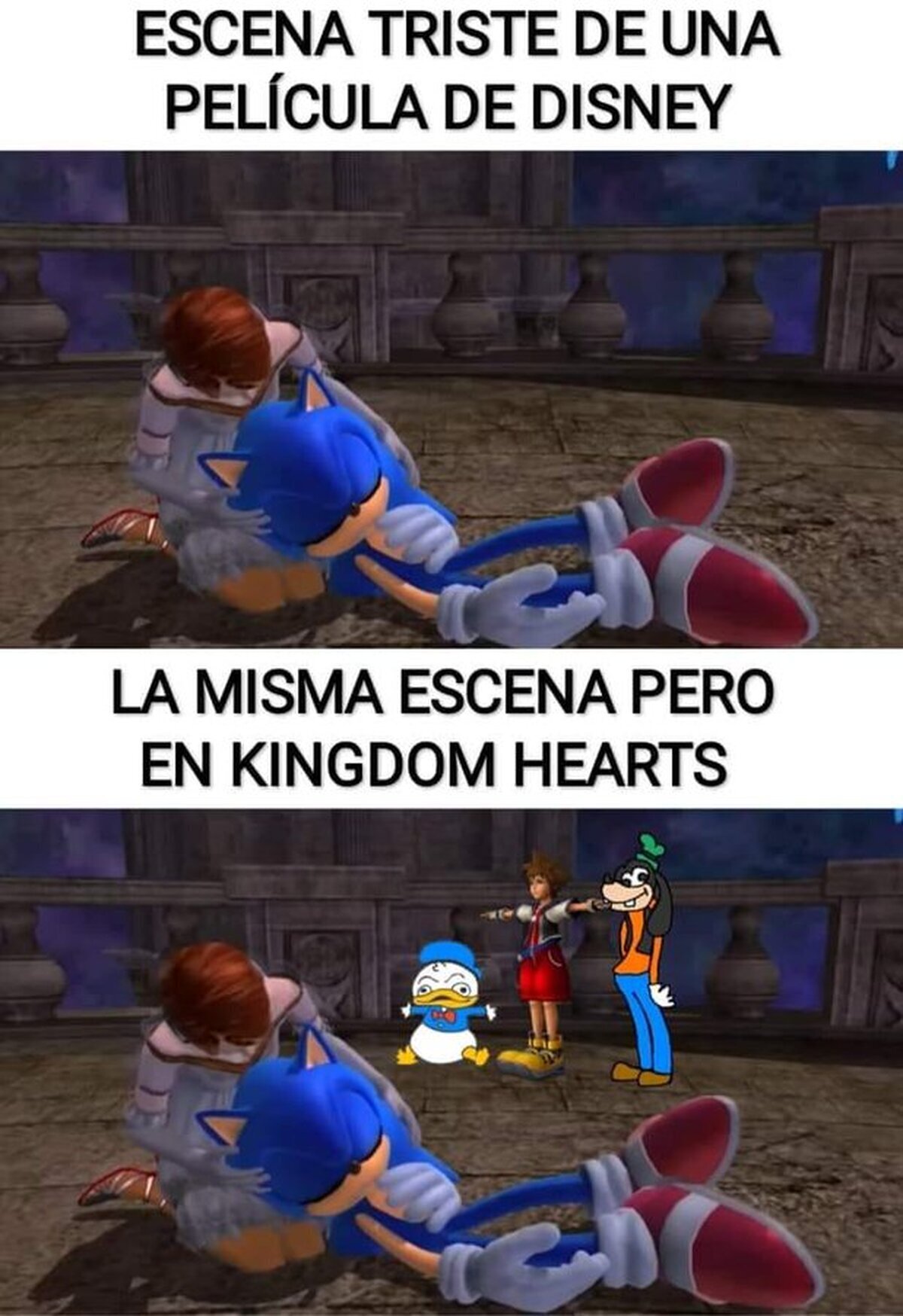 El extraño ambiente en Kingdom Hearts