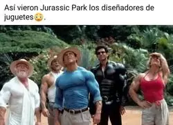 Los juguetes de Jurassic Park eran raros