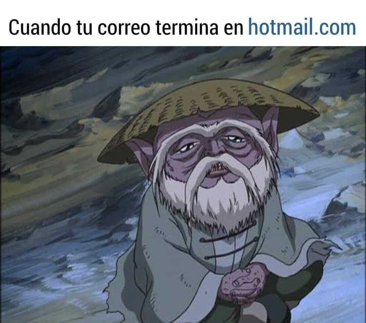 Como un anciano