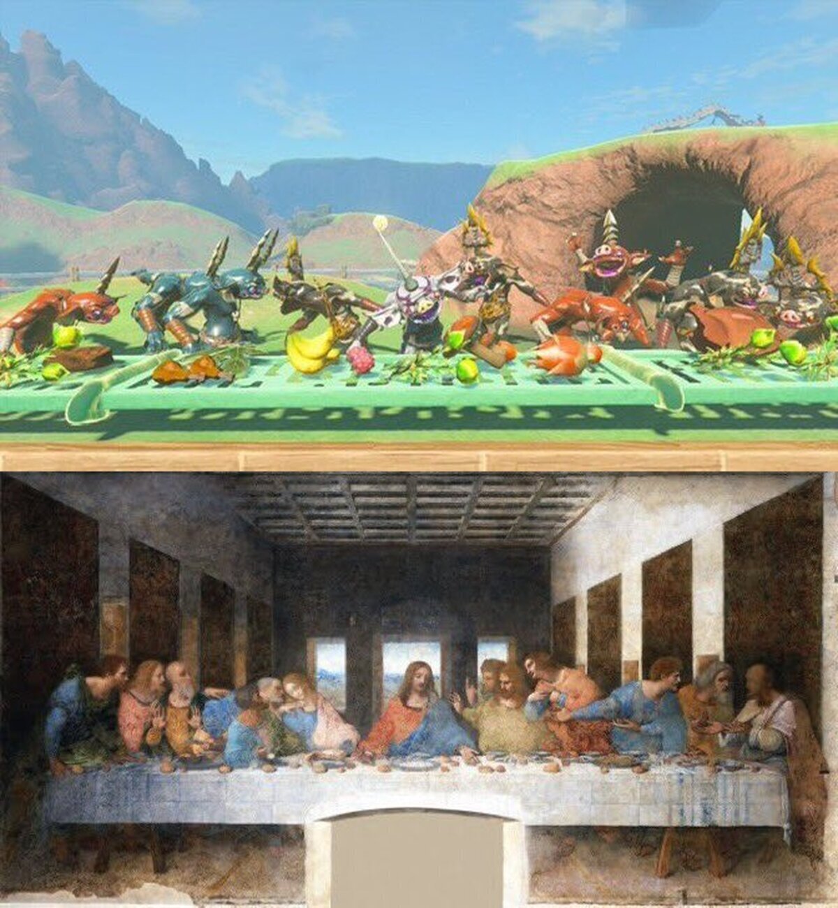 Han recreado la última cena con Bokoblins del TOTK