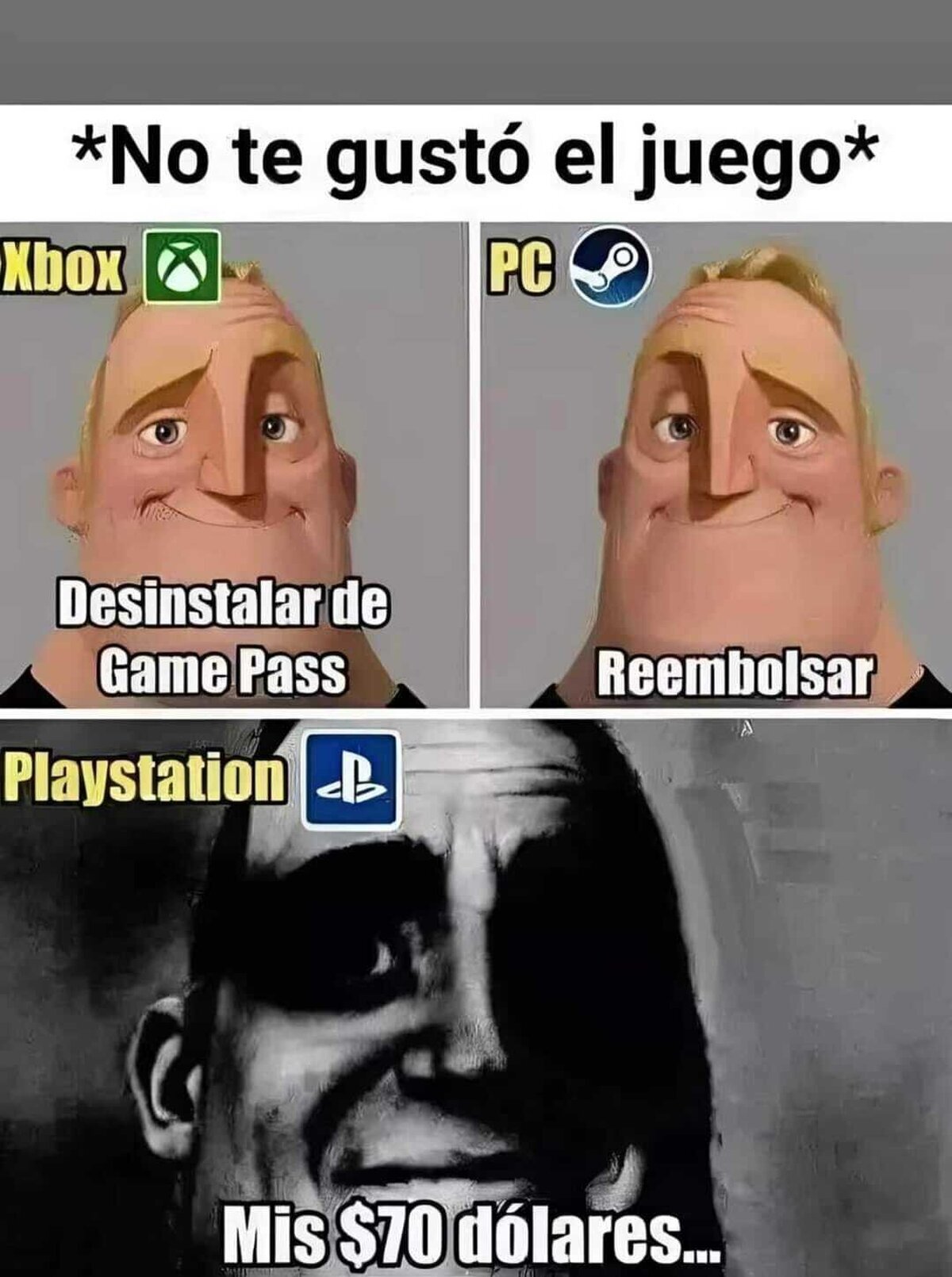 Mucha suerte con la Play