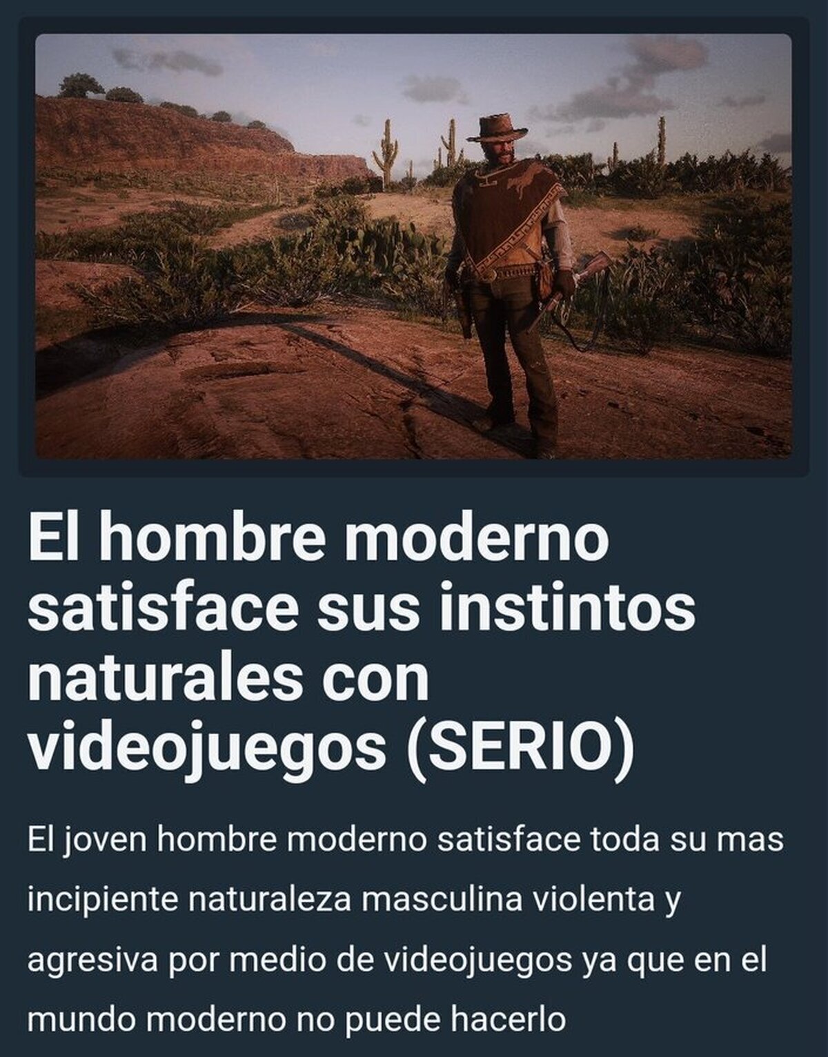 Ah, si. Es pura necesidad...