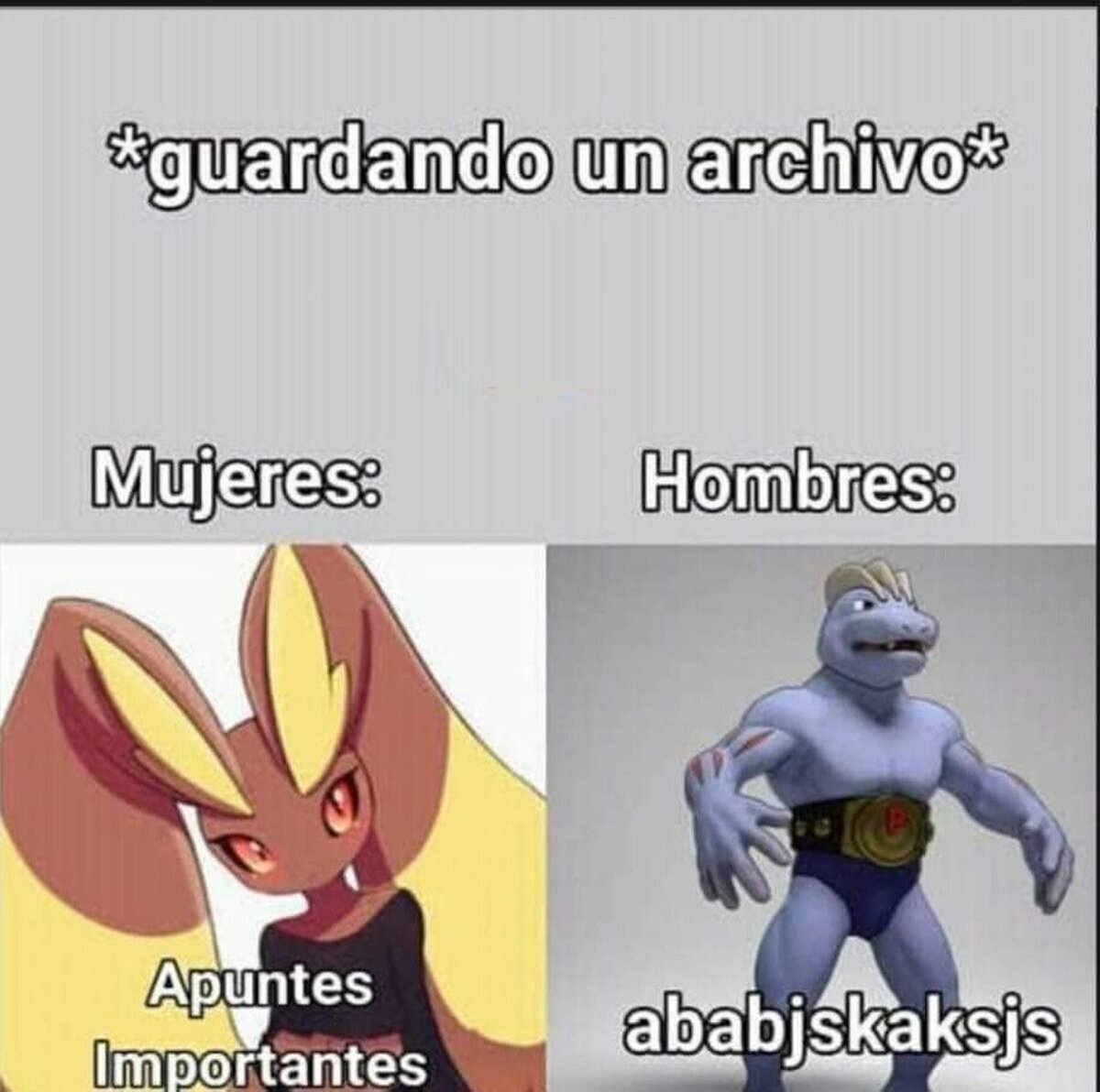 Nombre para qué...