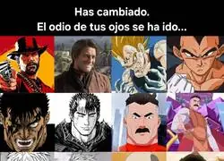 El odio en sus ojos
