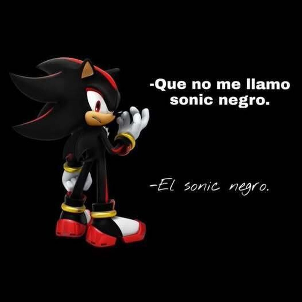 El Sonic negro