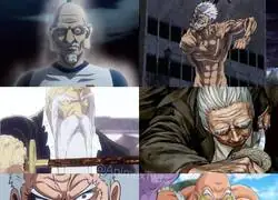 Algunos de los viejitos más fuertes del anime