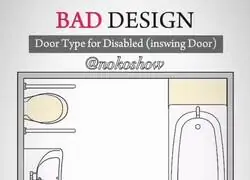 Lo peligroso que puede ser un baño mal diseñado