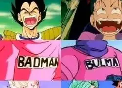 Vegeta y Bulma están hechos uno para el otro.