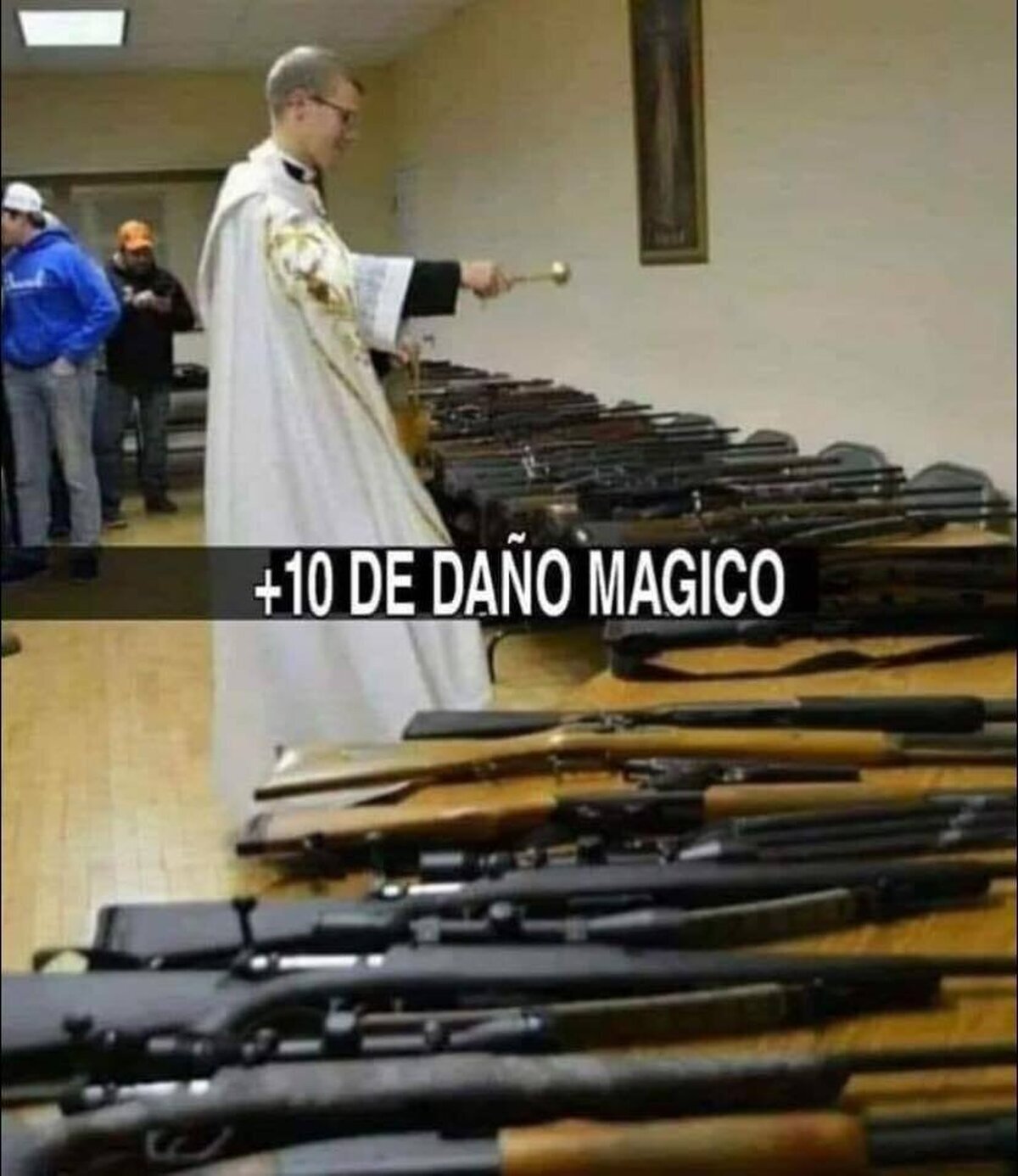 Una iglesia gringa, como no
