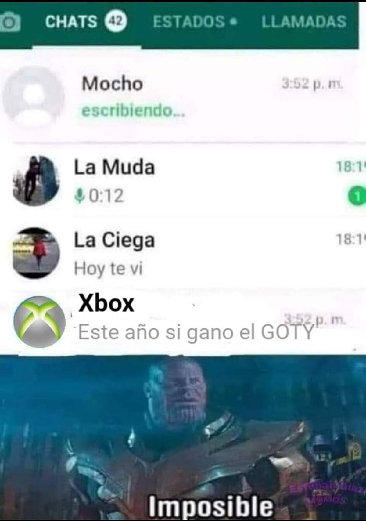 Tres mentirosos en mi chat