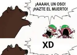 ¡Rápido, hazte el muerto!