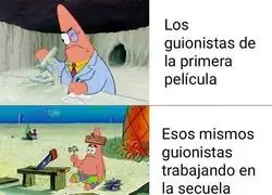¿Por qué es tan dificil escribir secuelas?