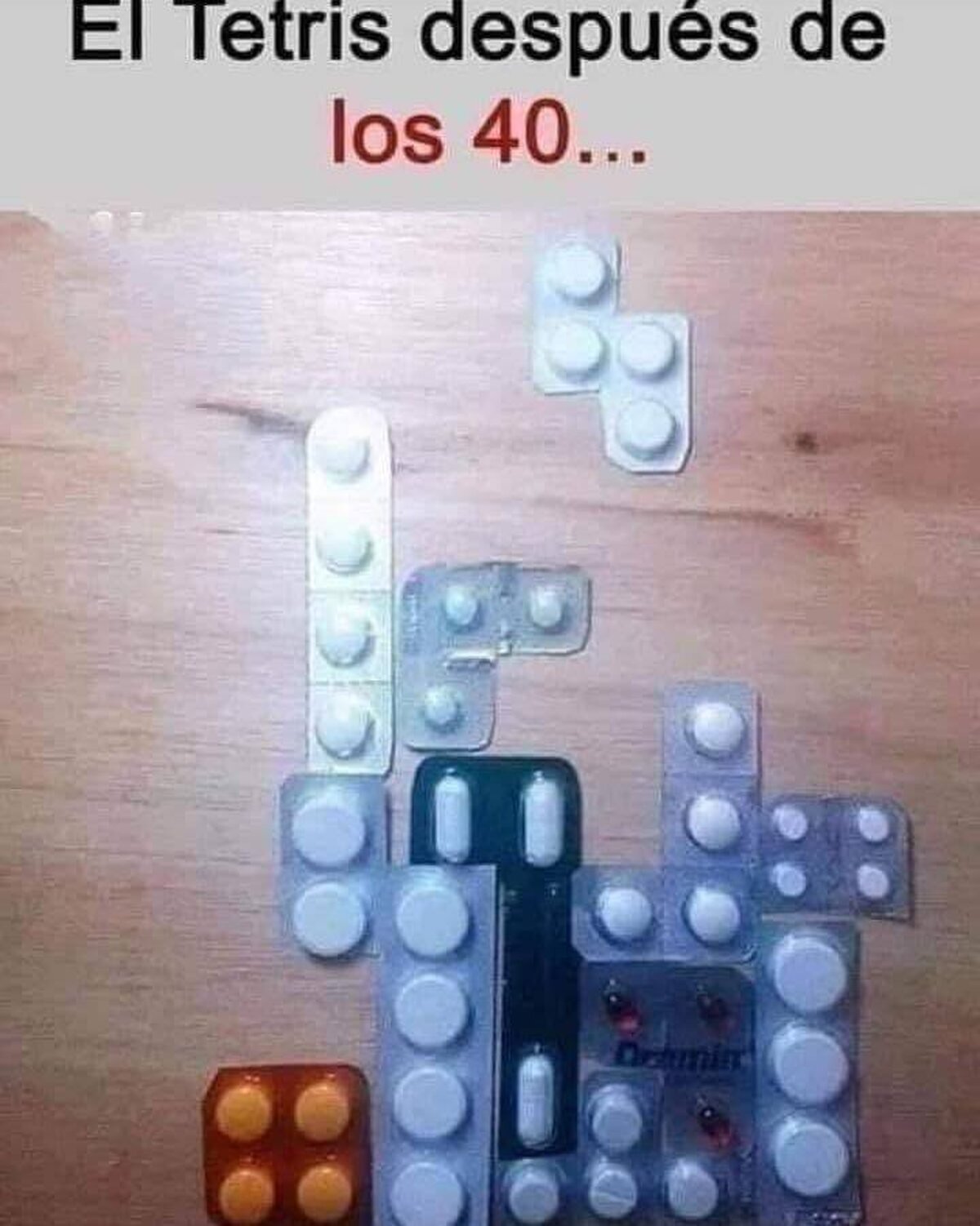 El tetris de los cuarentones