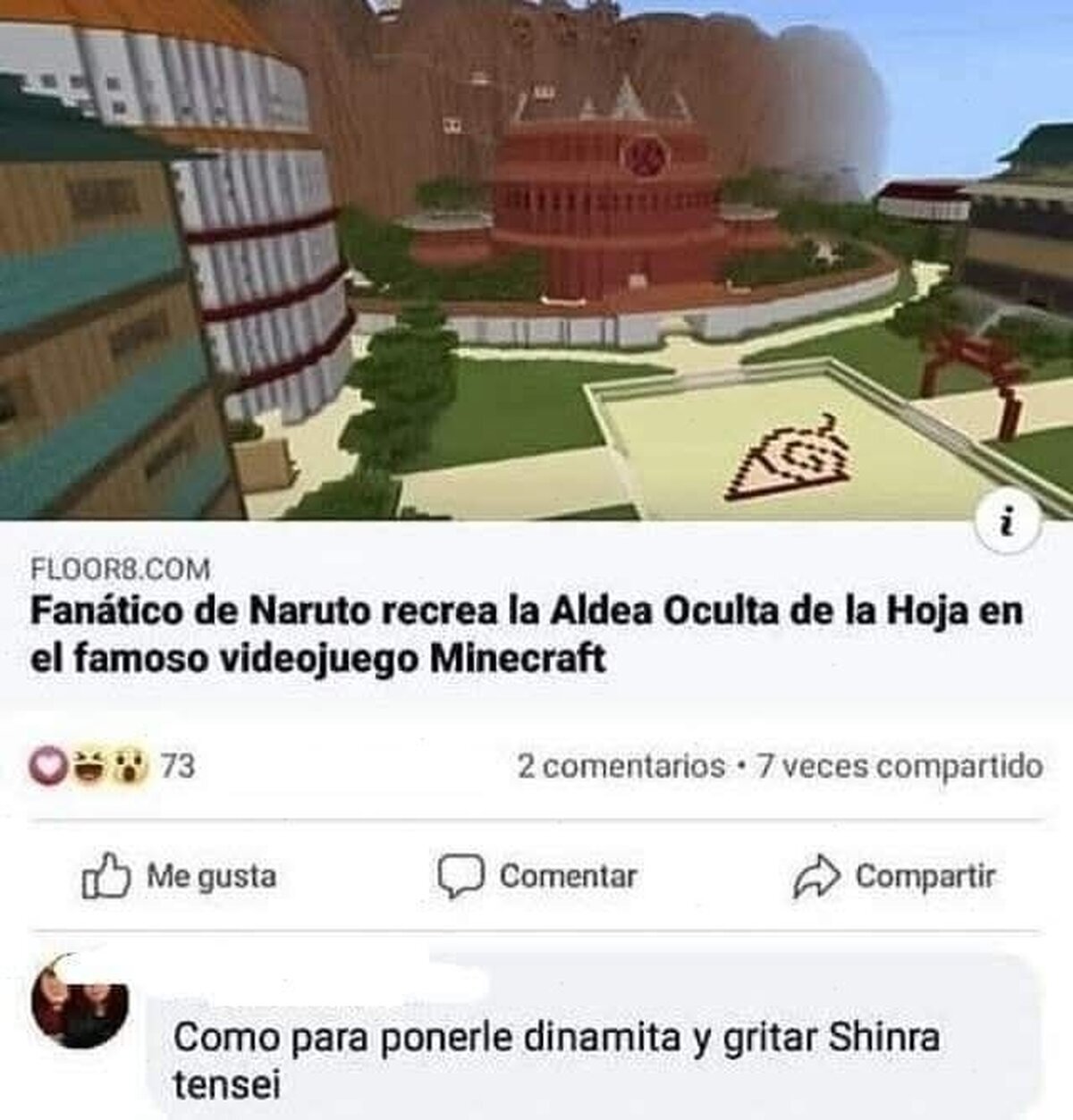 Konoha en Minecraft