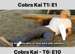El extraño desarrollo de historia de Cobra Kai
