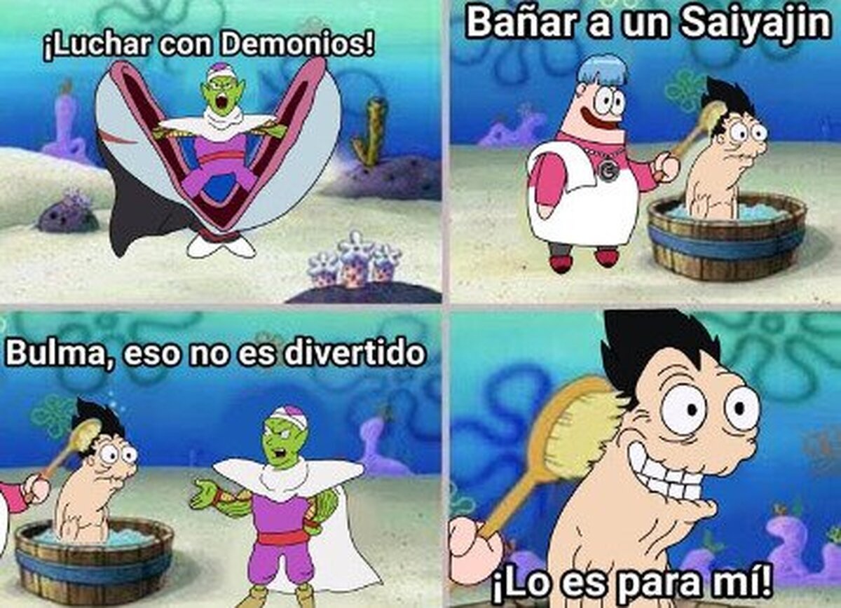 Diversión para Vegeta