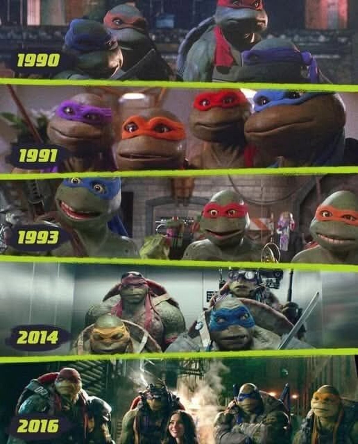 La evolución de las tortugas más queridas
