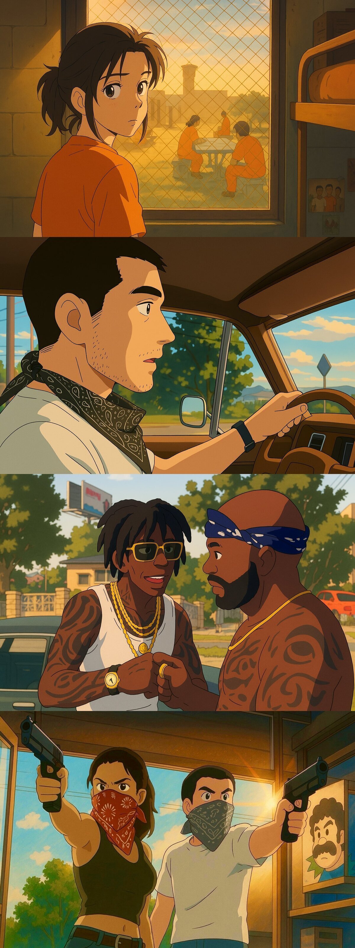 Trailer de GTA 6 en Ghibli style.