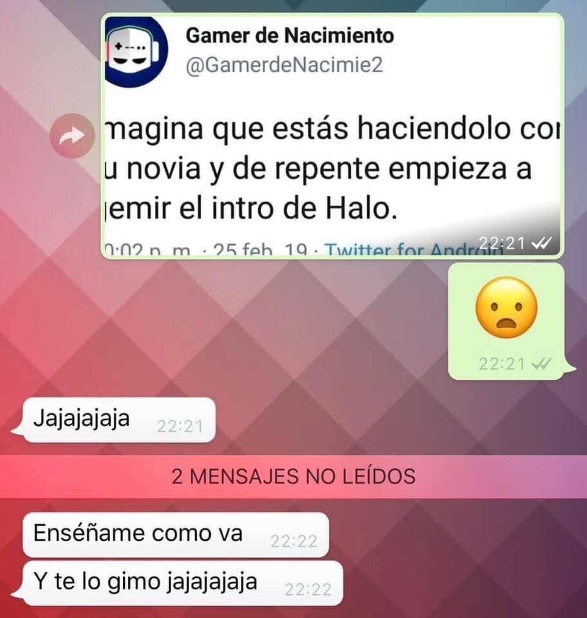Será muy gracioso de escuchar