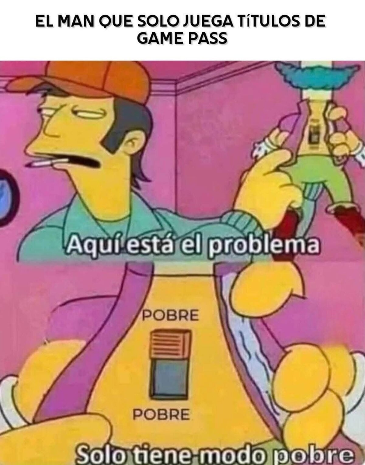 Solo tengo modo pobre