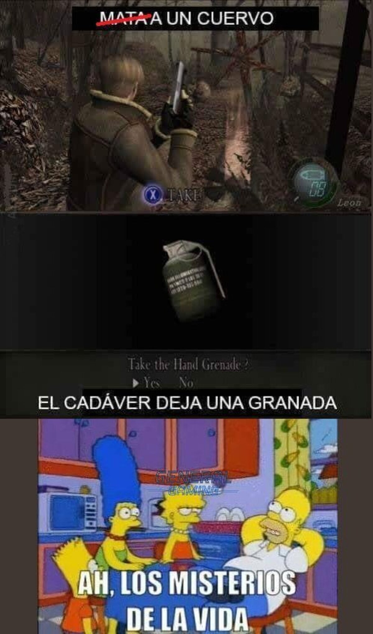¿Que hace un cuervo cargando una granada?