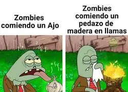 La extraña dieta de los zombies