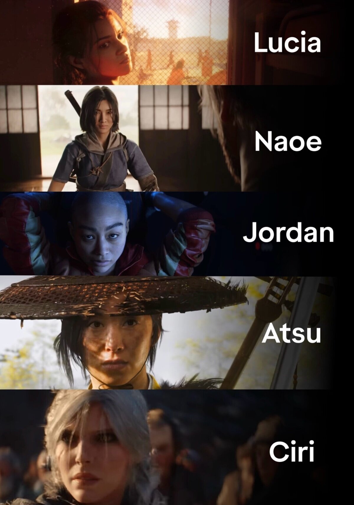 Lás próximas protagonitas femeninas del gaming