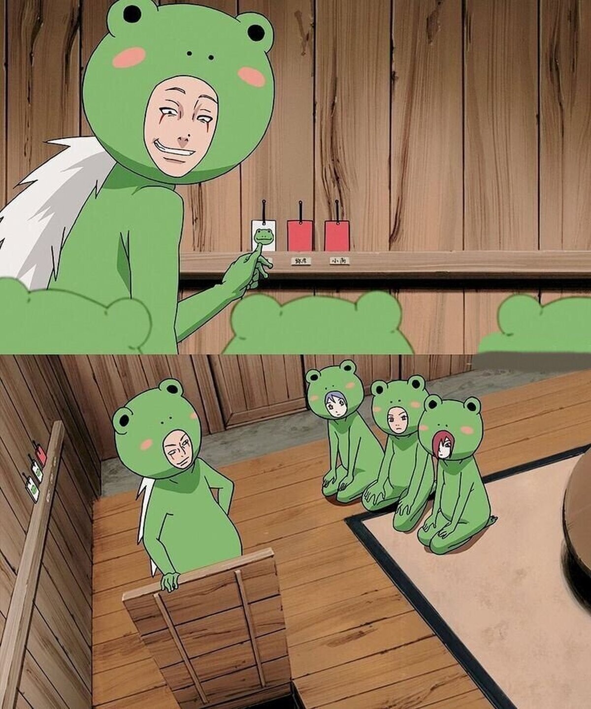 Fuera bromas, este fue el primer uniforme oficial de Akatsuki
