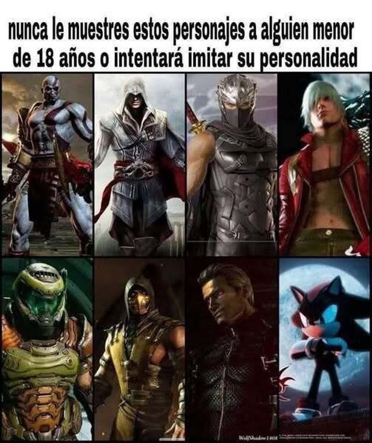 Los ejemplos de los niños