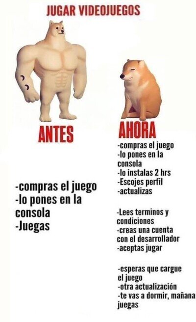 La sencillez de antes