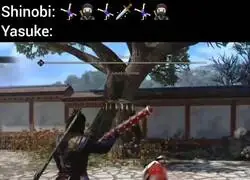 La pelea más realista entre un Samurai y un Shinobi