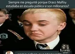 ¿No había escuelas privadas en ese universo?