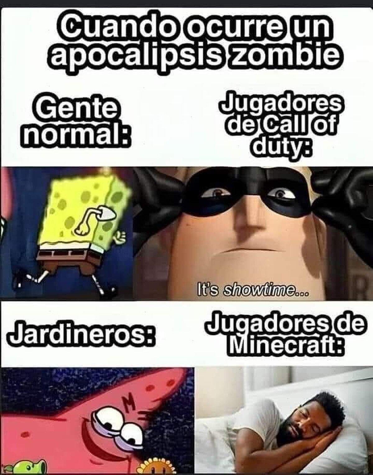 Ahí vienen los zombies