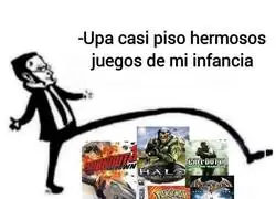 Mi infancia en un meme
