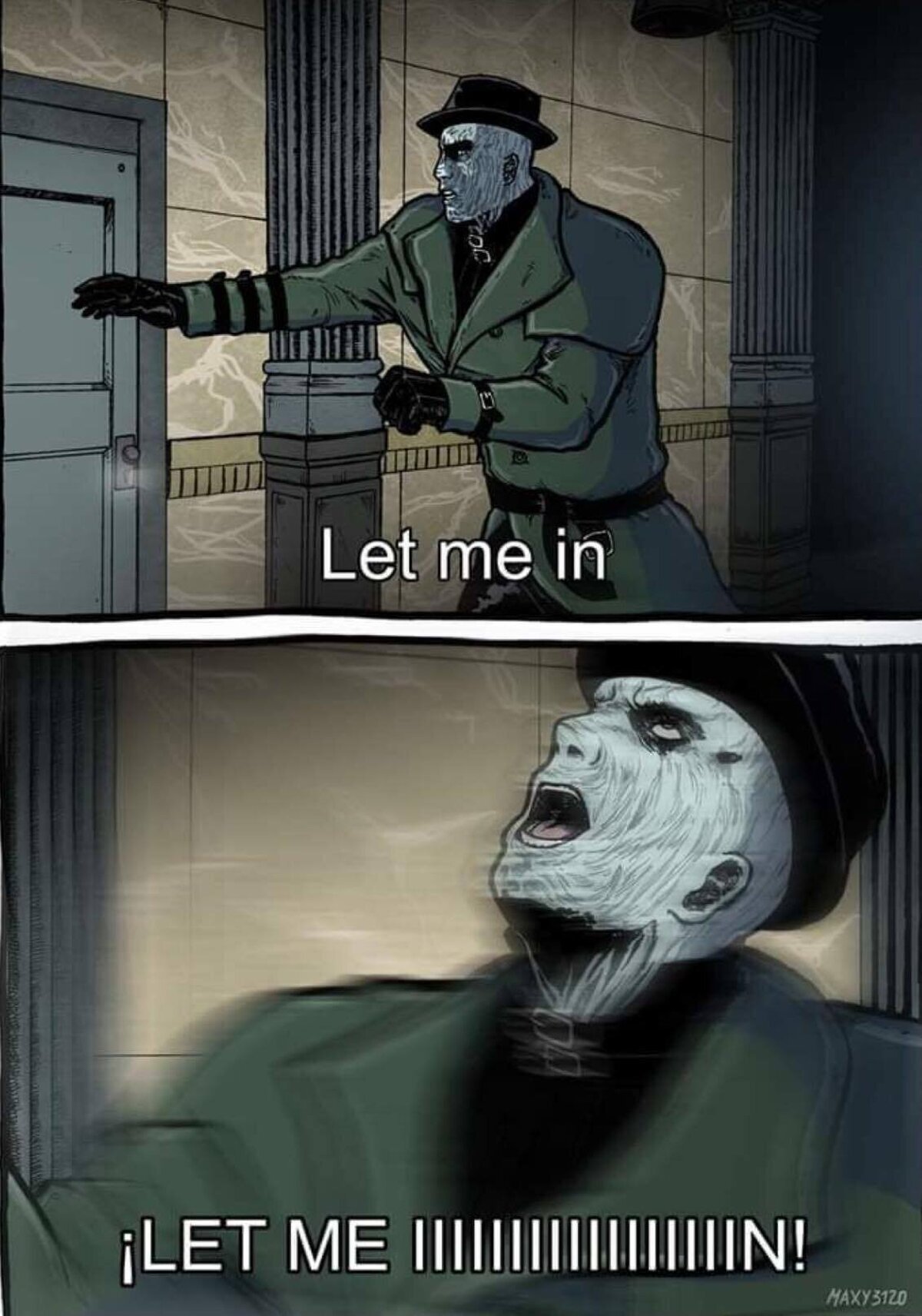 El señor X cuando te veía entrar al Saferoom