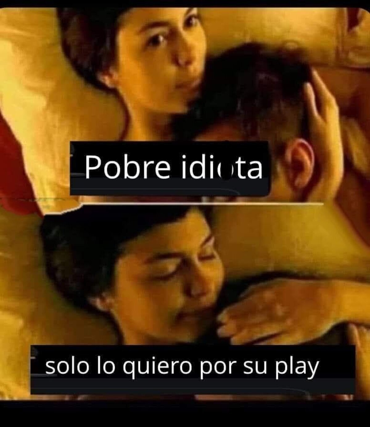 Solo me está utilizando