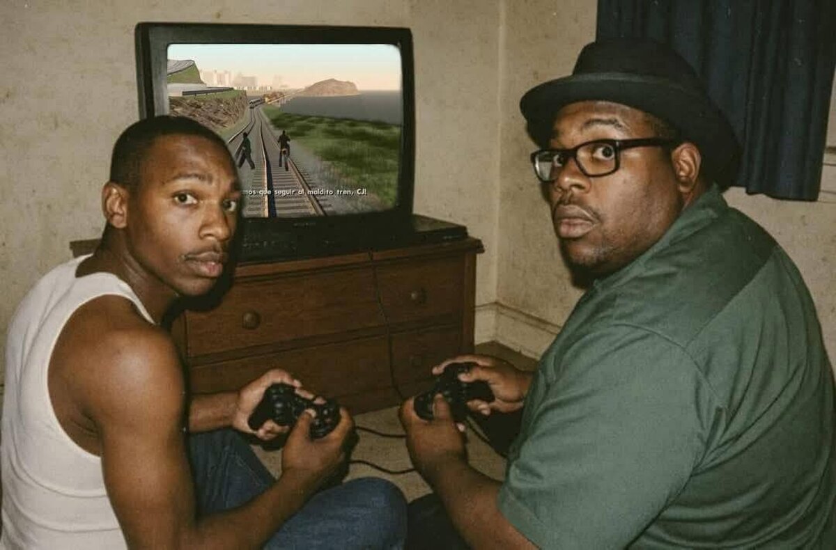 Obviamente es fake. San Andreas no tiene campaña multijugador...
