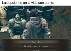 Las opciones en la vida
