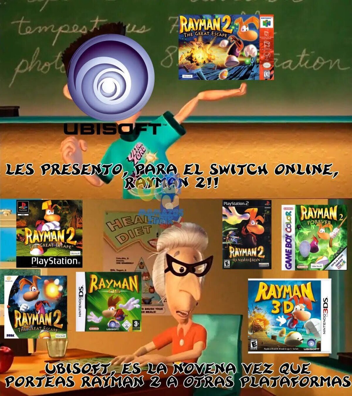 Se quejan de Last of Us pero no conocen al Rayman