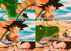 ¿A donde fue Goku?