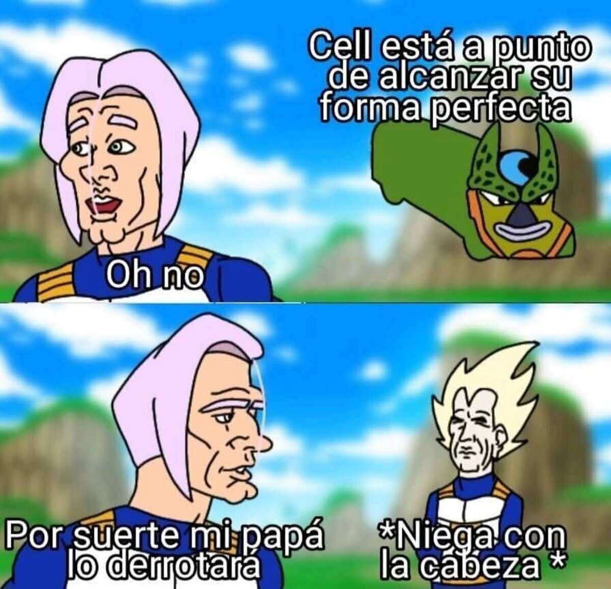 Vegeta fue muy tonto aquí