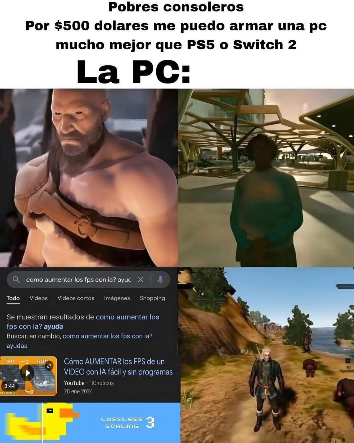 No se pueder ser master race y pobre