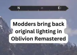 El Mod de Oblivion Remastered que restaura la iluminación verdosa del juego original