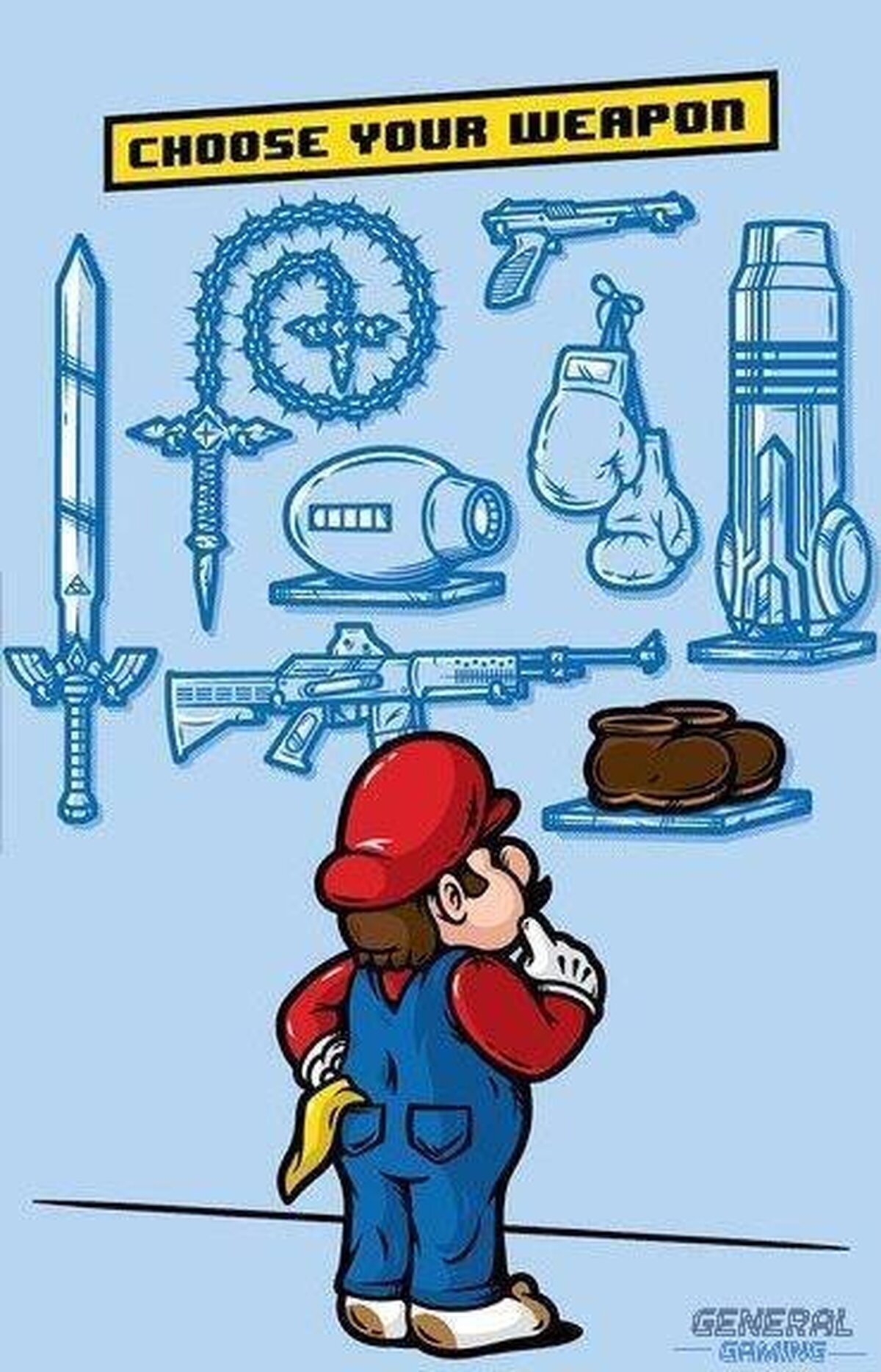 El arma preferida de Mario