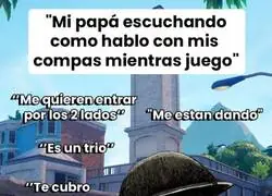 Oh no, está jugando LOL