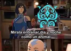Korra, más responsalbe que Aang